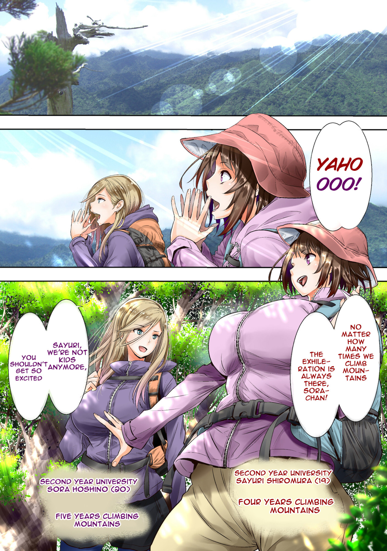 Hentai Manga Comic-Having Outdoor Sex With a Girl In The Mountains-Read-2